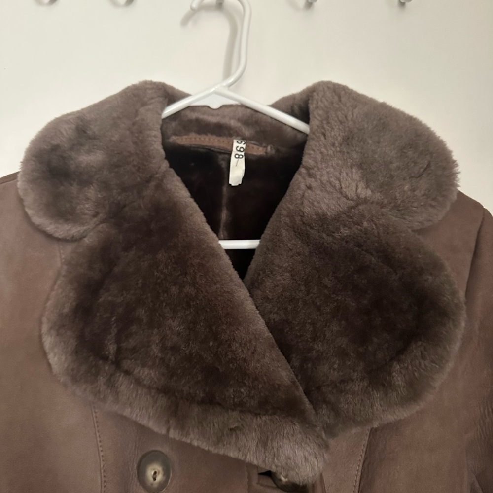 Brown long coat small - Picture 4 of 9
